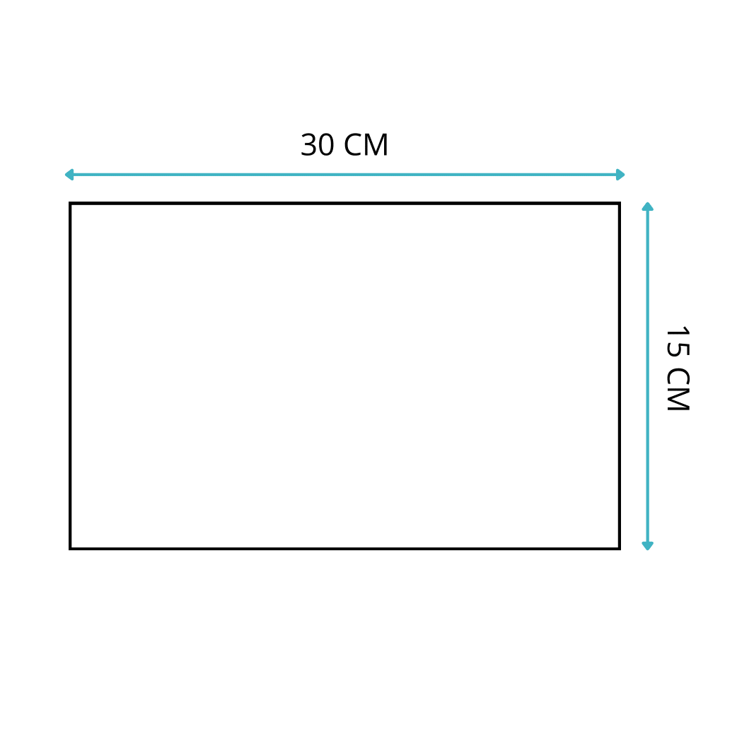 Vassoio Ala / Sottotorta in Cartone Rigido | Oro - 15 x 30 cm