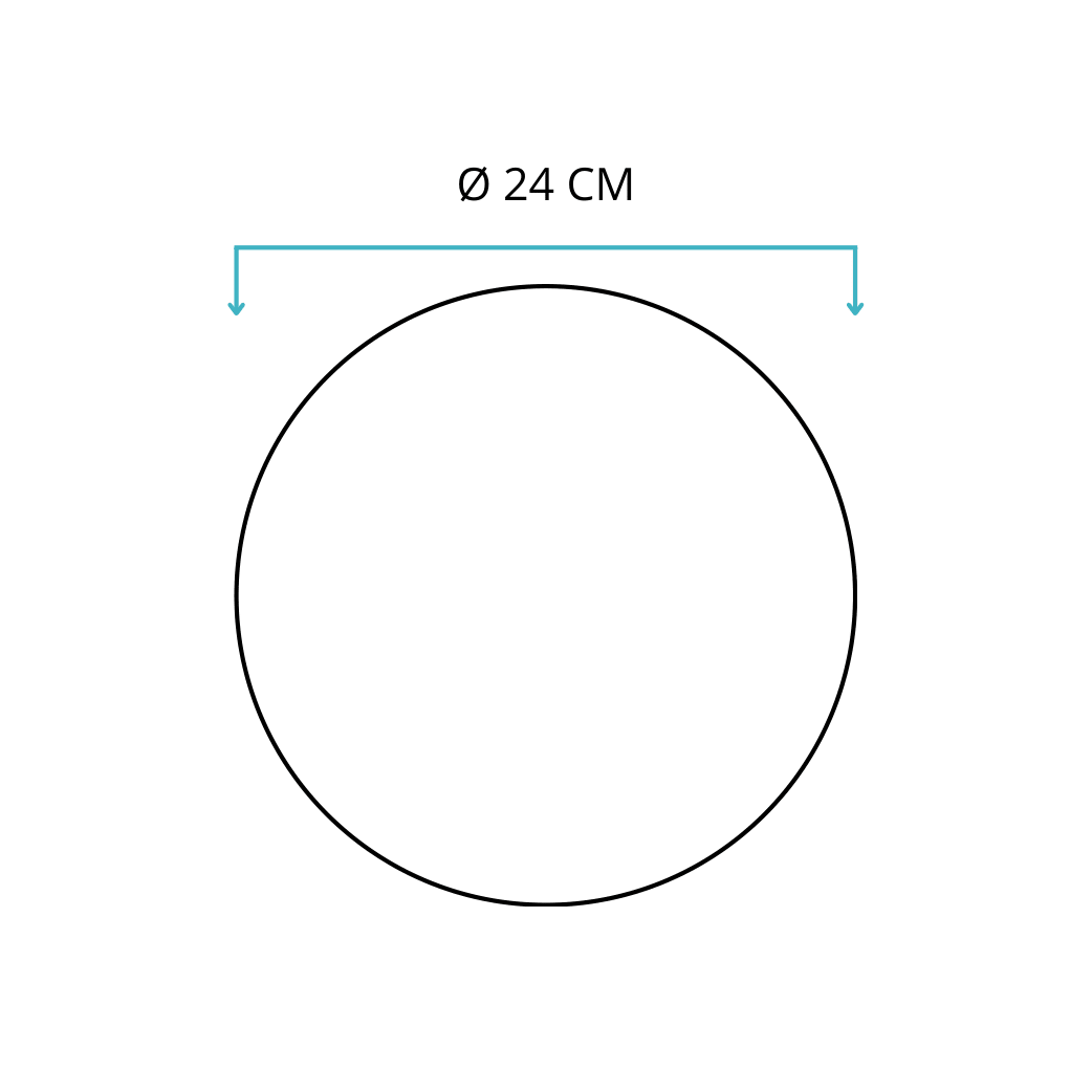 Piatto Ala / Disco Sottotorta in Cartone Rigido | Oro - Ø24 - Vari Formati