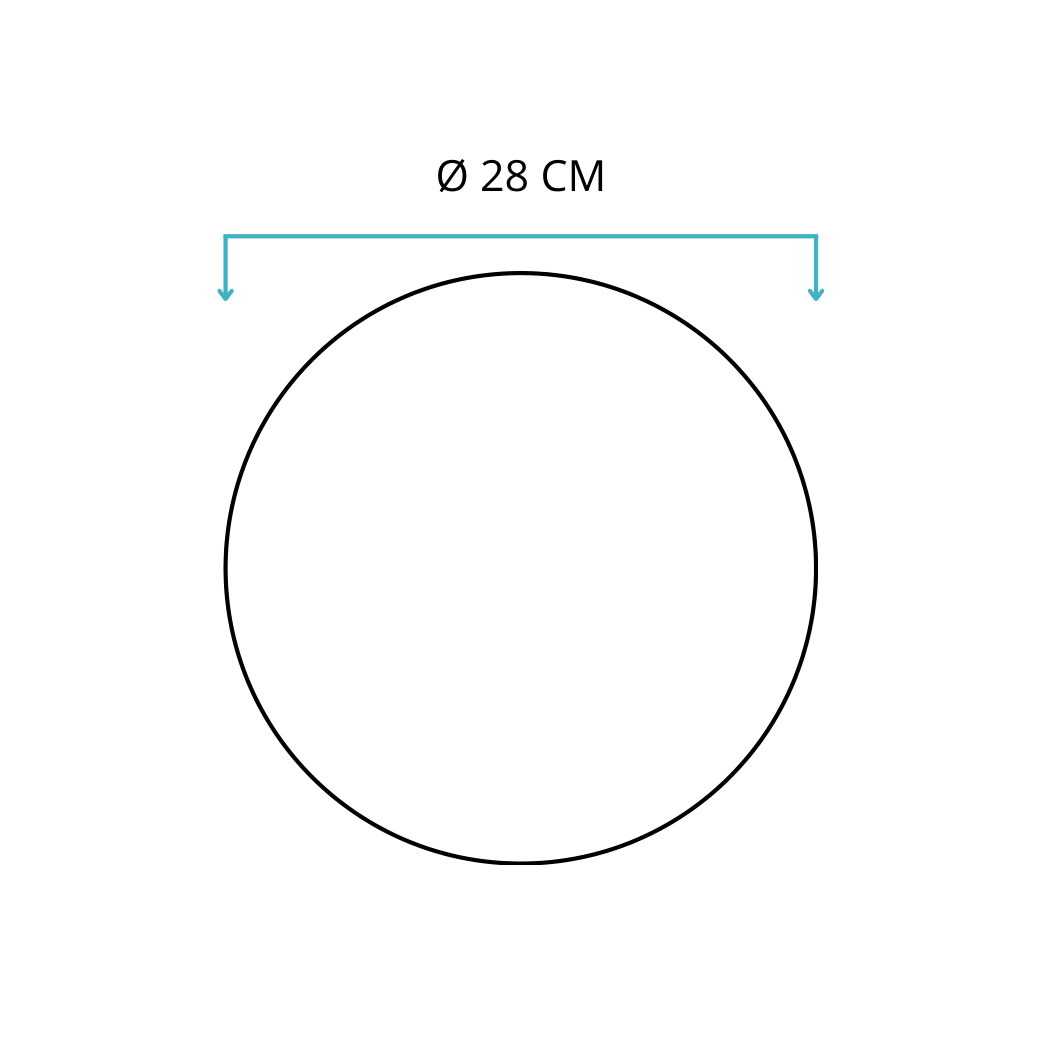 Piatto Ala / Disco Sottotorta in Cartone Rigido | Oro - Ø28 - Vari Formati