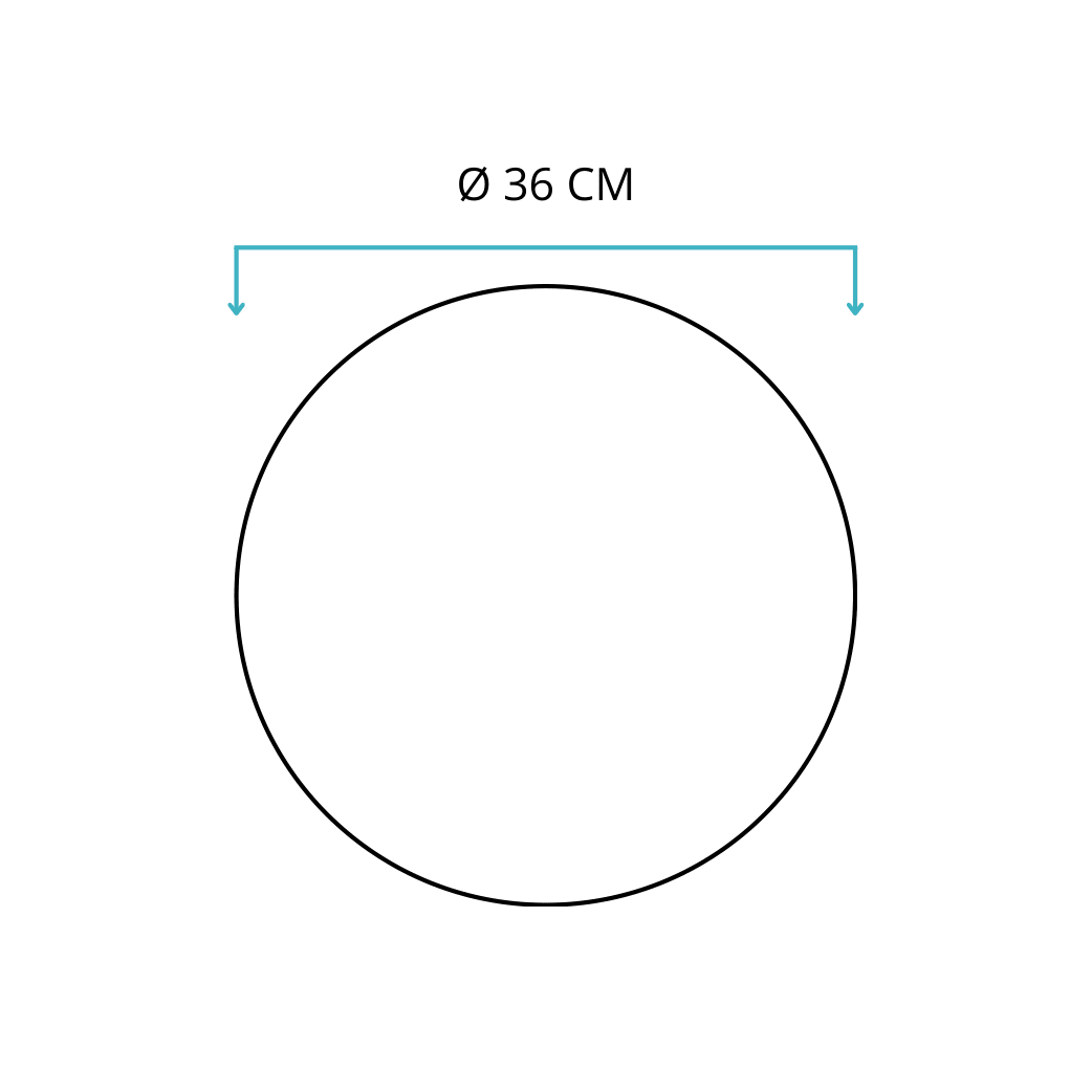 Piatto Ala / Disco Sottotorta in Cartone Rigido | Oro - Ø36 - Vari Formati