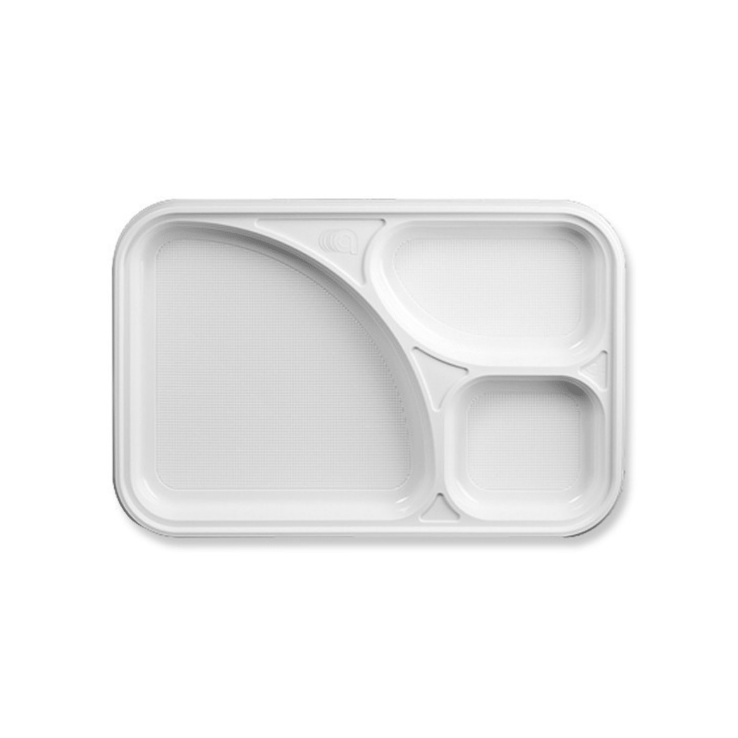 Vassoi 3 scomparti Bianchi | Weekend Time