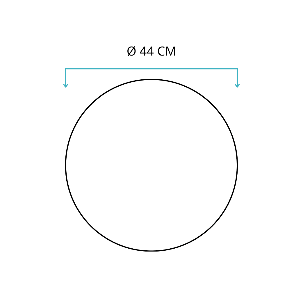 Piatto Ala / Disco Sottotorta in Cartone Rigido | Oro - Ø44 - Vari Formati