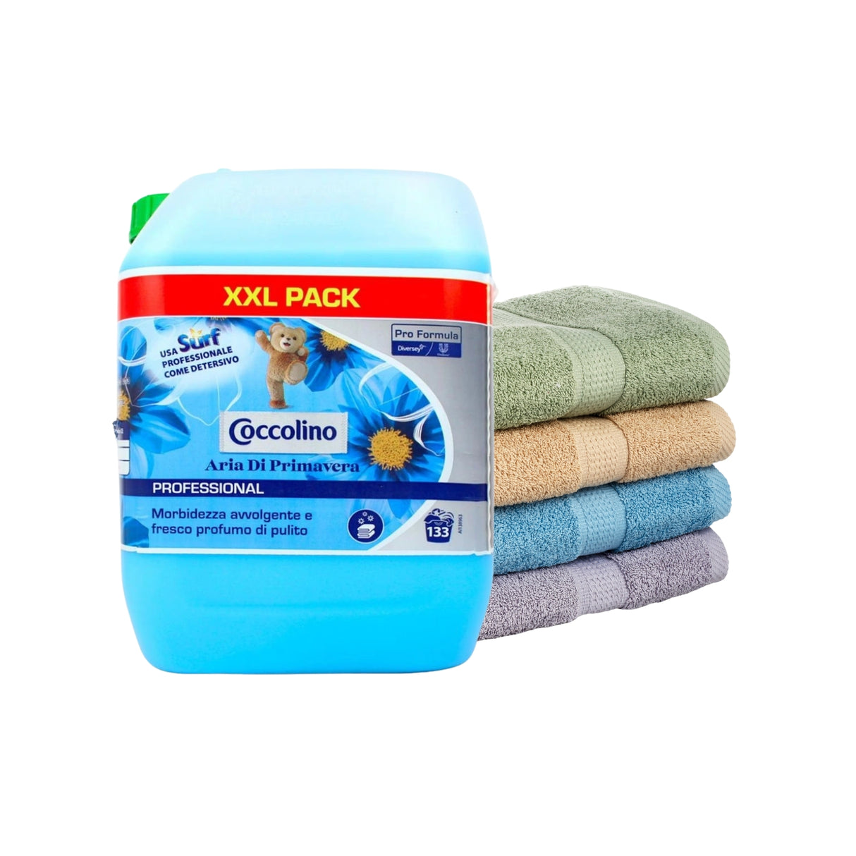 10 Litri Ammorbidente Coccolino XXL Professional - Aria di Primavera