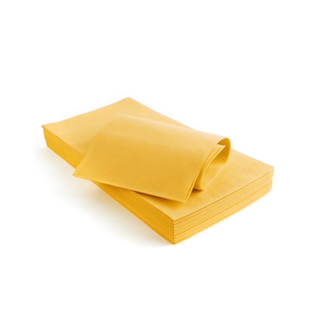 Tovaglie Monouso in TNT Idrorepellenti | " Giallo " - 100 x 100