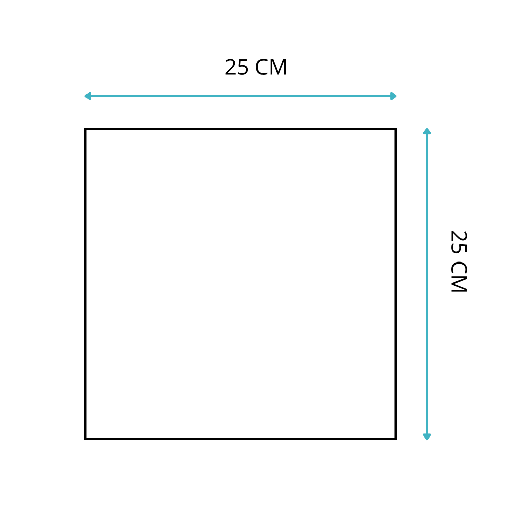 Tovaglioli Cocktail Monouso " Nero " | 2 veli - 25 x 25 cm