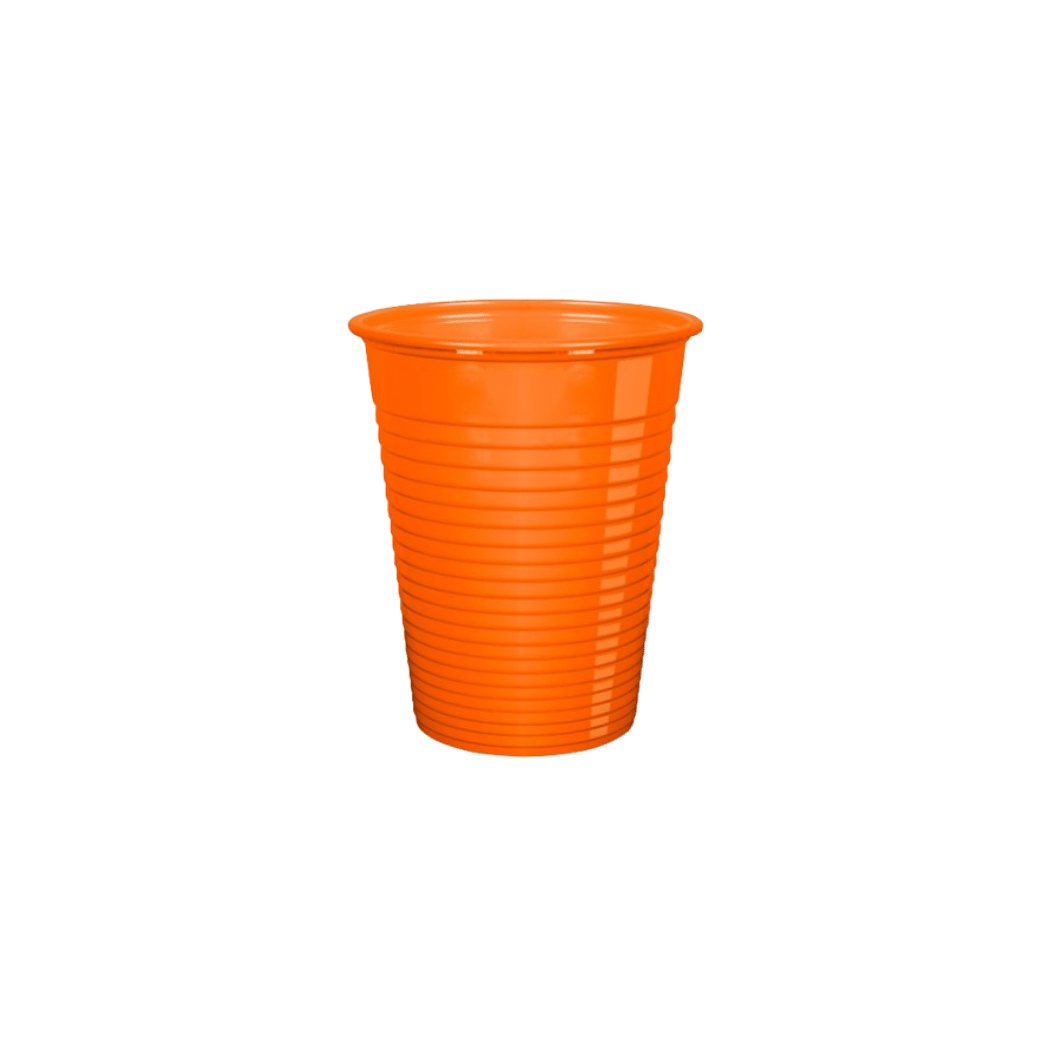 Bicchieri di Plastica Colore " Arancione " | Aristea - 200cc