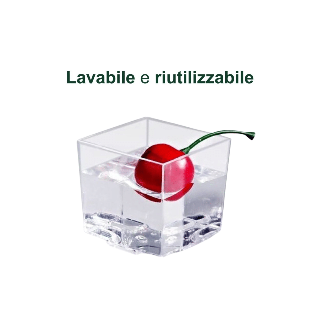 Mini Coppetta " Cube " | Graziano - 60ML - Vari Formati