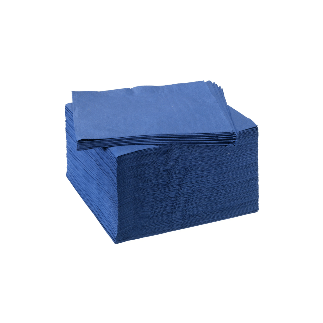 Tovaglioli 2 Veli colore Blu | 33 x 33
