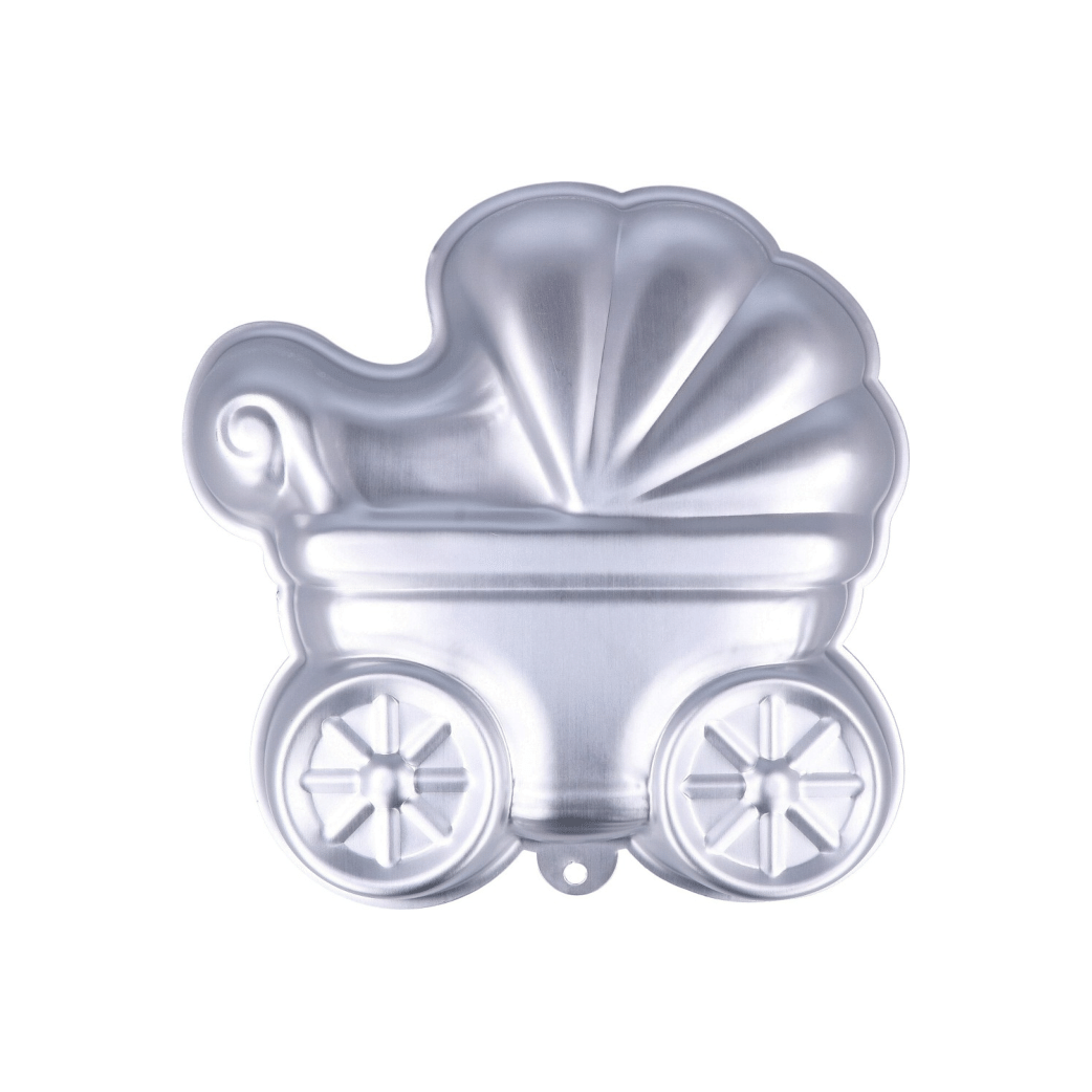 Teglia Torta Carrozzina 3D in Acciaio | Graziano - 26 x 25,5 cm