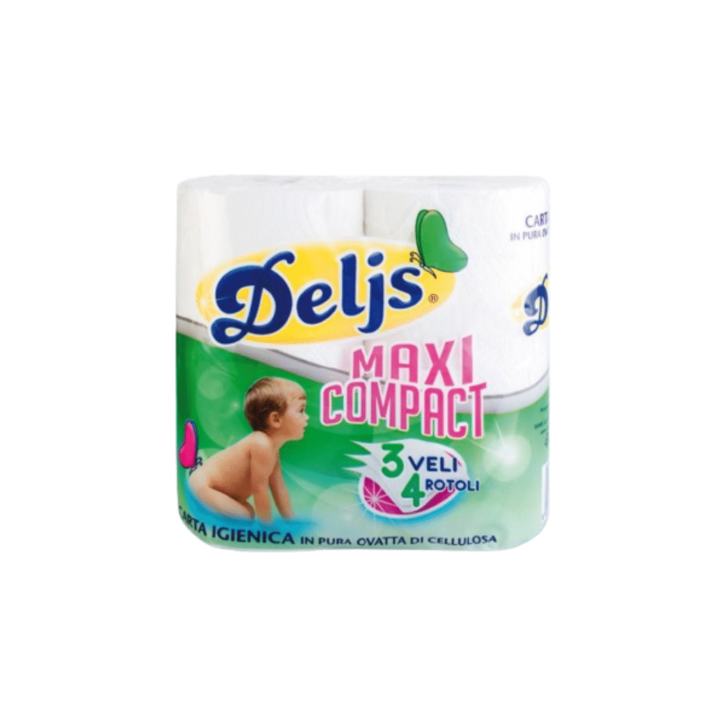 Carta Igienica 3 Veli Compatta | Deljs - 40 Rotoli
