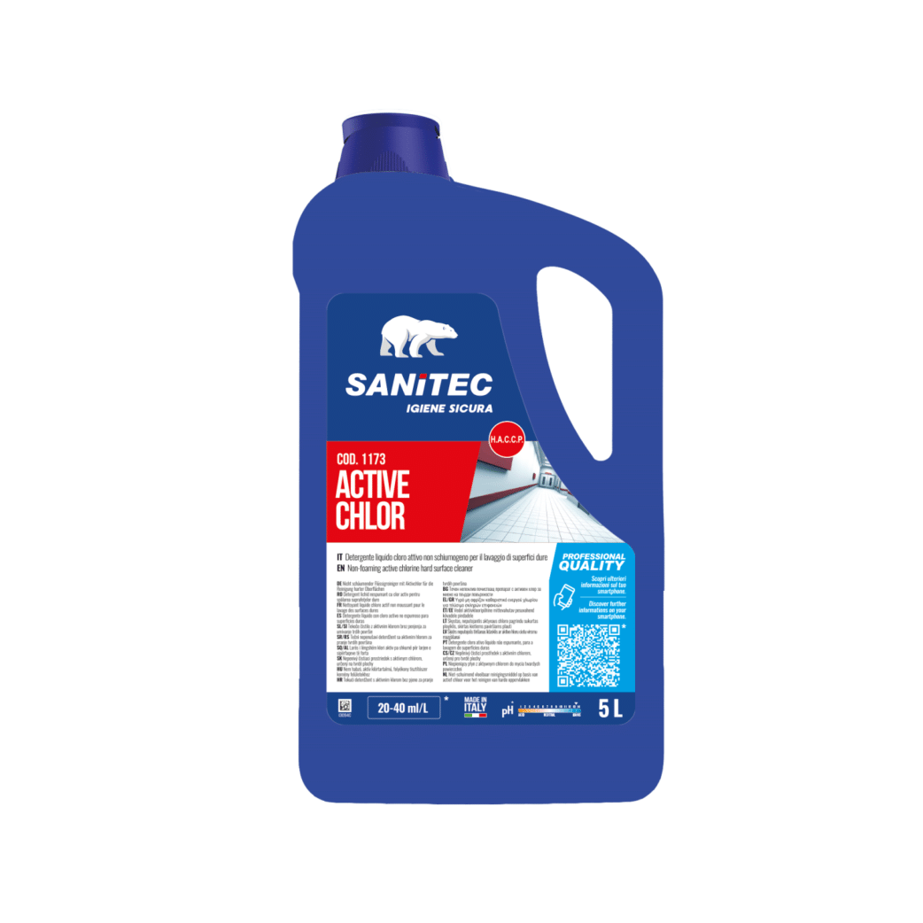 Sanitec Active Chlor | Detergente Igienizzante - 5lt