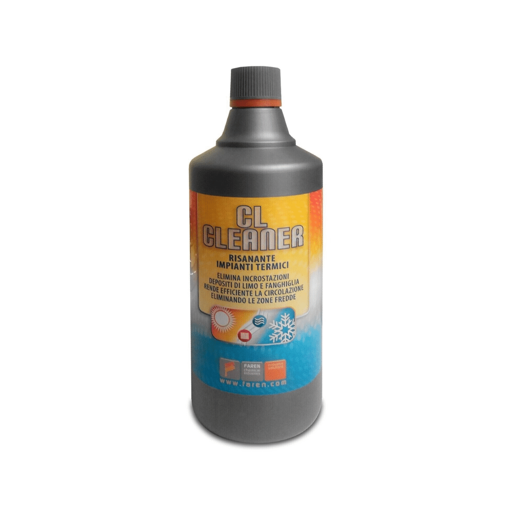 2 Flaconi Risanante Impianti Termici da 1 Litro | Faren CL Cleaner | 2 x 1 LT