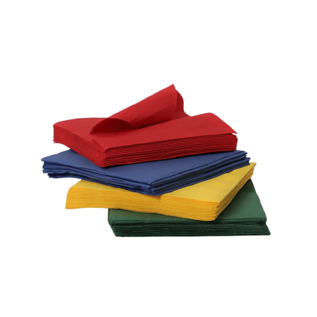 Tovaglioli 2 Veli Colorati - 38 X 38 cm