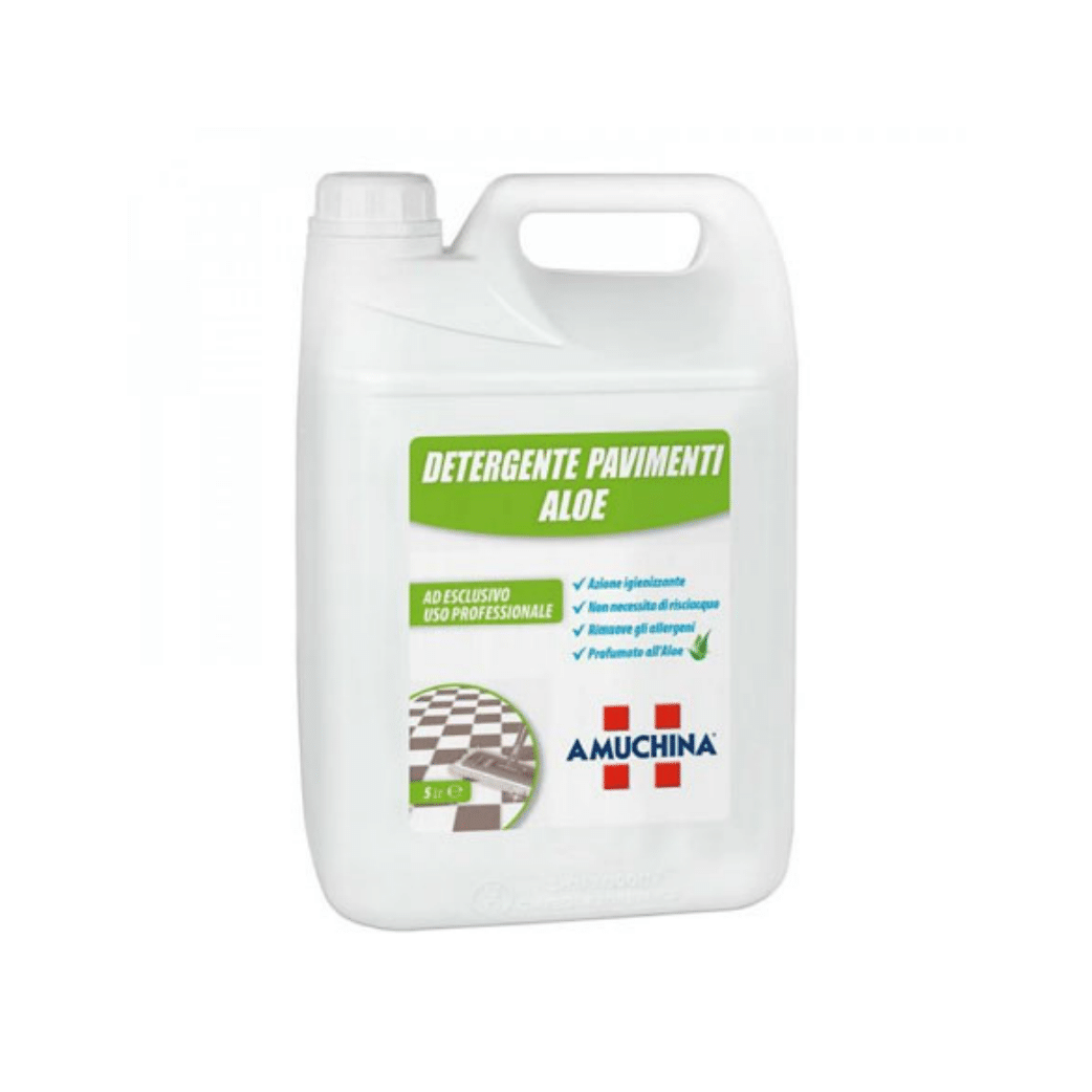 Detergente Igienizzante Pavimenti Aloe Vera Amuchina | Tanica da 5LT