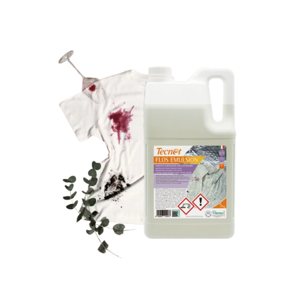 Tecnet Flos Emulsion | Detergente Sanificante e Smacchiante - 5kg