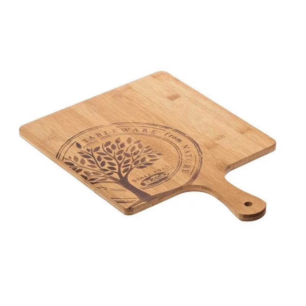 Tagliere in Bamboo Nature Quadrato | Leone - 17 x 17
