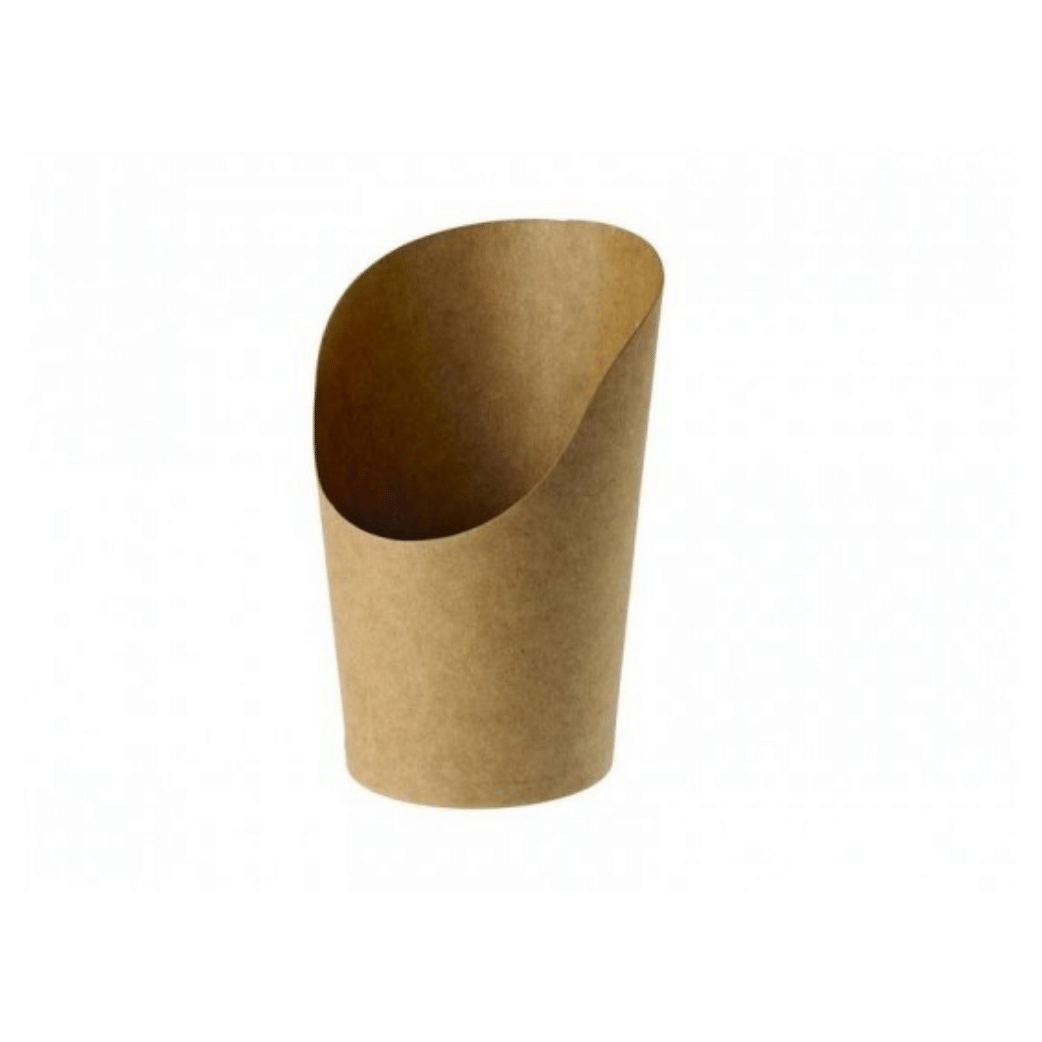 Coppa da Fritto Kraft Avana | Leone - 12 x 6,5 cm - 100PZ