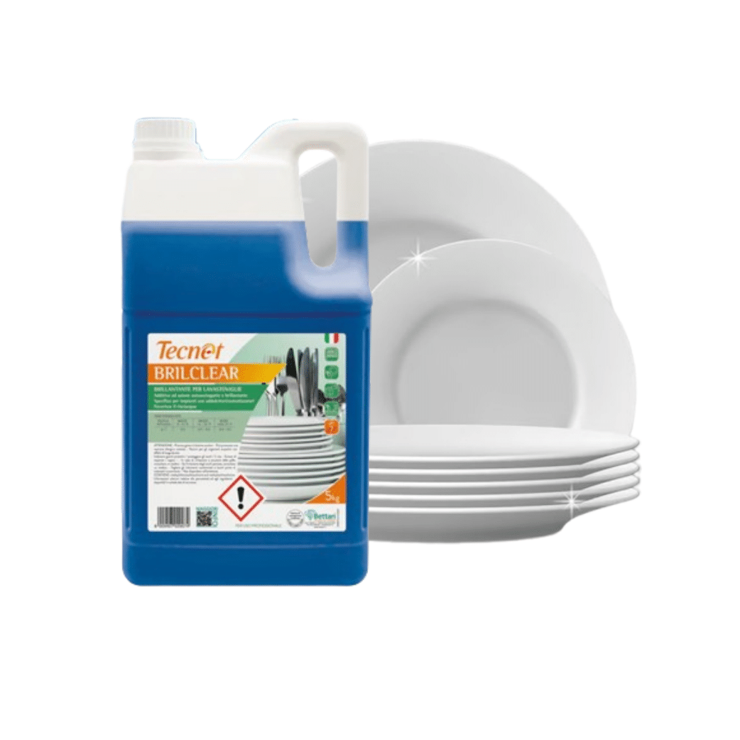 Brillantante Autoasciugante per Lavastoviglie Tanica da 5kg - Tecnet Brillclear