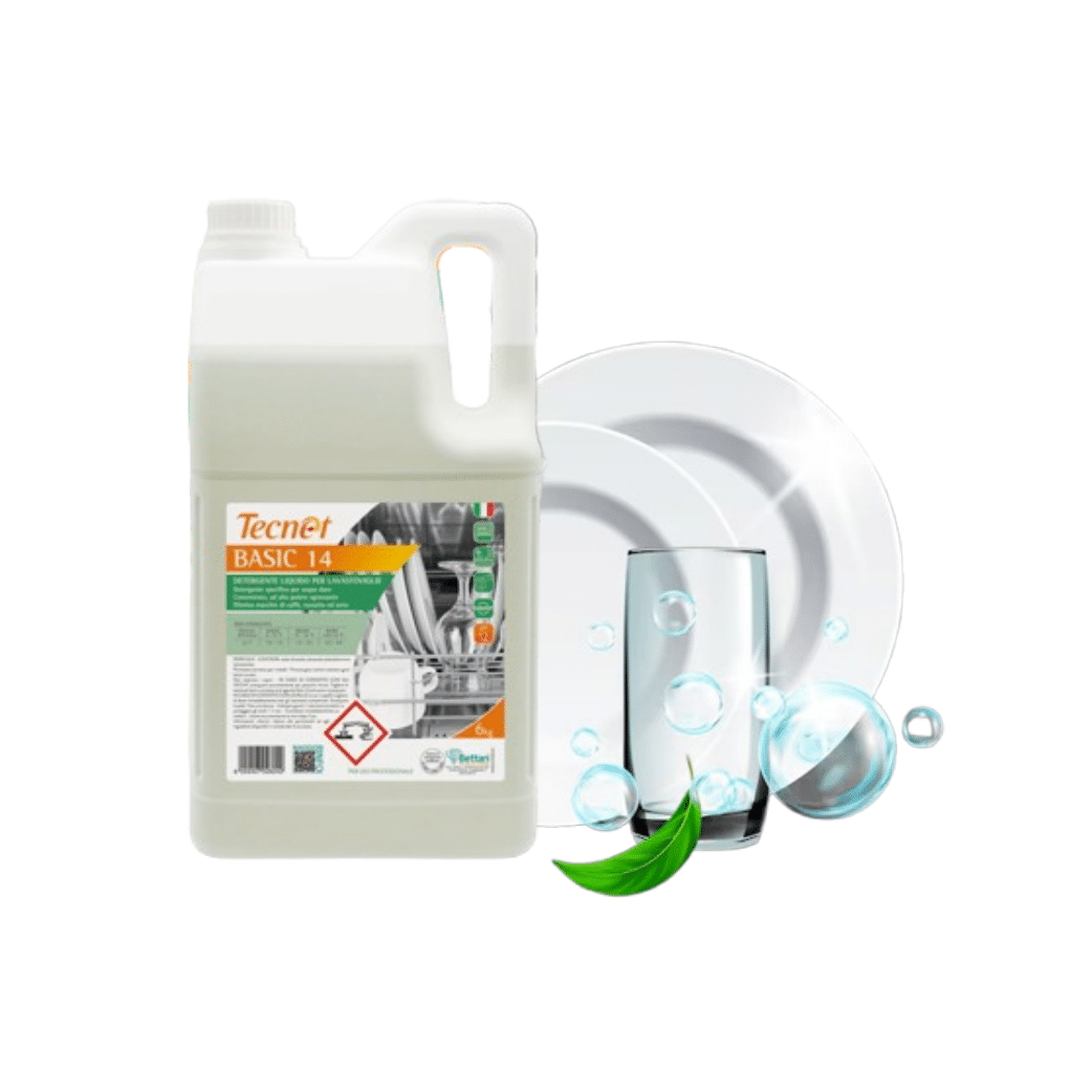 Detergente Liquido Piatti Lavastoviglie Tanica da 6 Litri - Tecnet Basic14