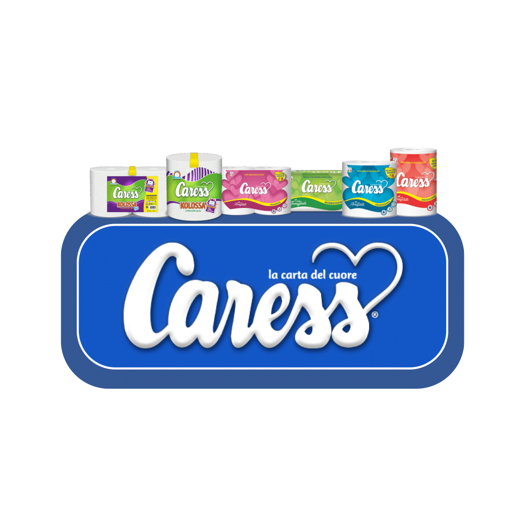 5 Confezioni Tovaglioli Cucina Pois Blu 2 Veli - 350 Tovaglioli Misura 33 x 33 | Caress