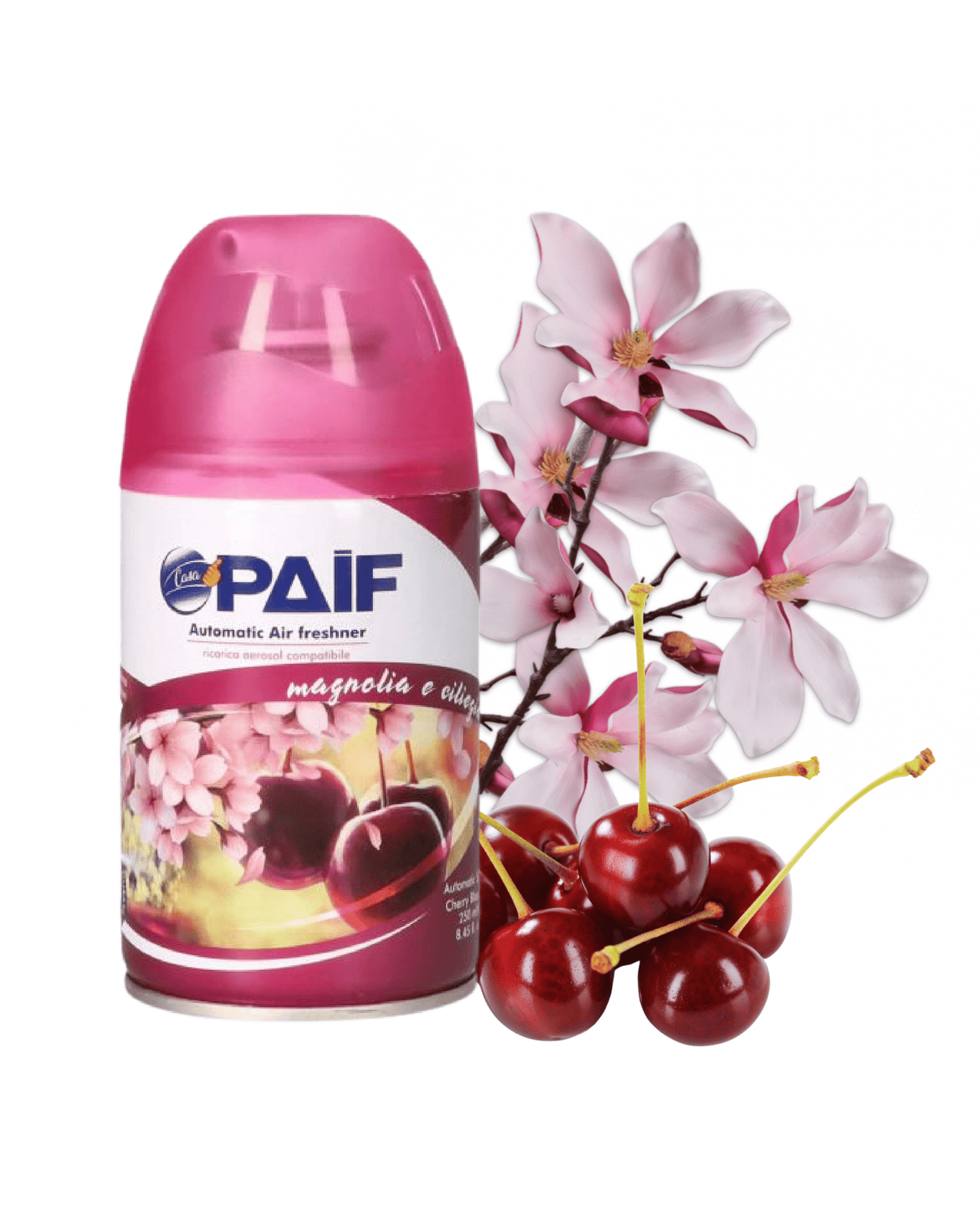 3 Bombolette Ricarica Deodorante Spray Compatibile Profumazione Magnolia e Ciliegia