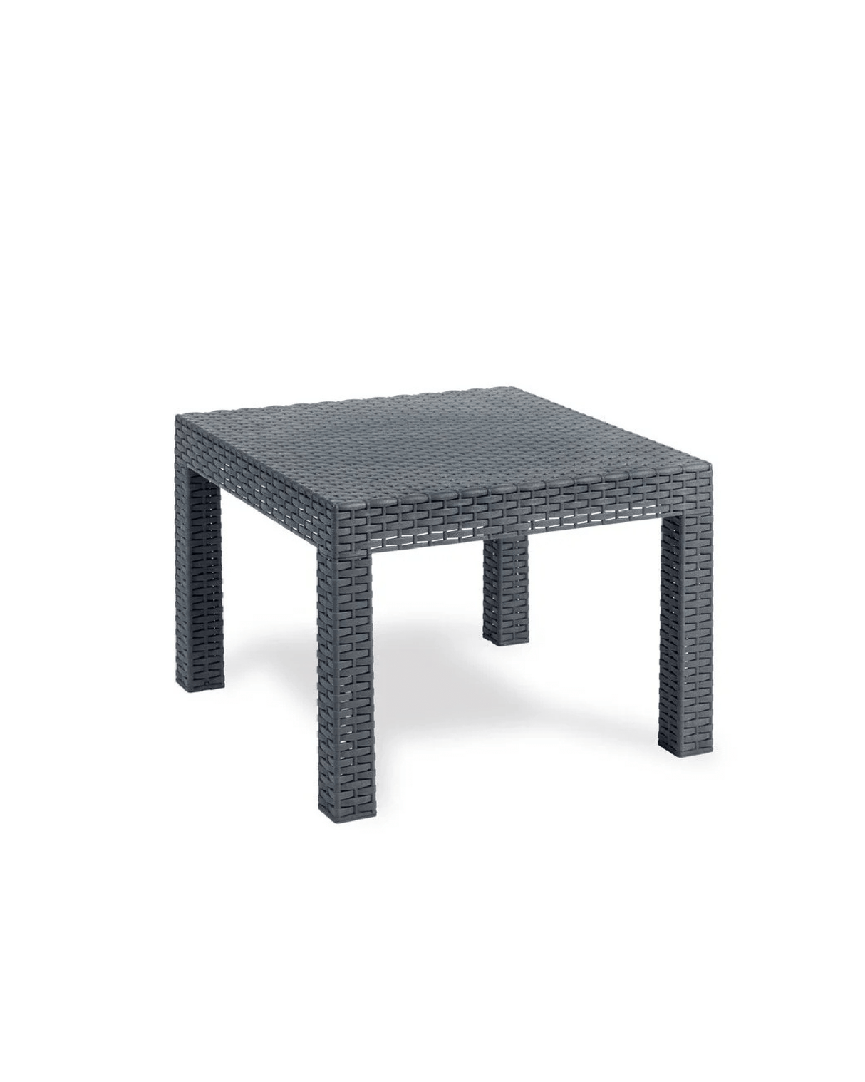 Set da Giardino in Rattan " Matilde " - 2 Poltrone + Tavolo Colore Antracite