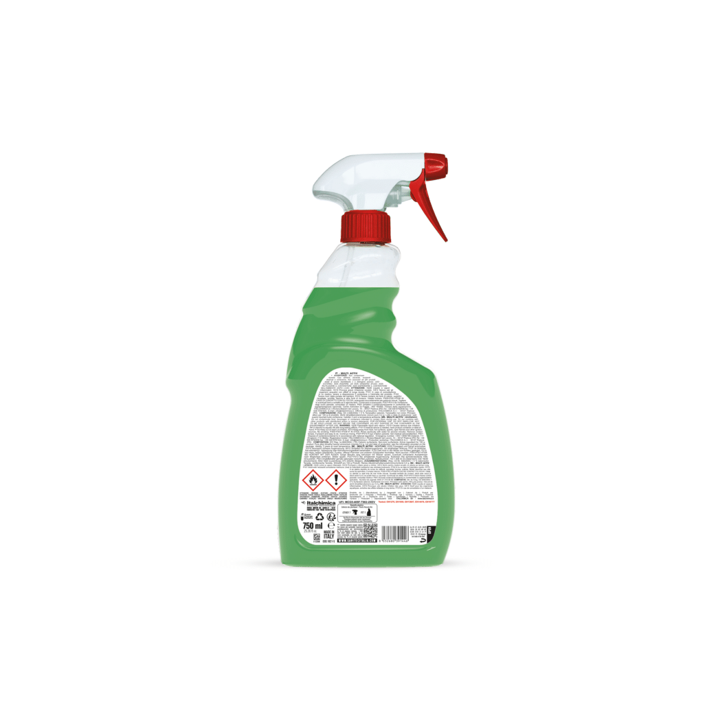 3 Flaconi di Disinfettante Multiuso da 750 ml | Sanitec Multiactiv | 3 x 750ml
