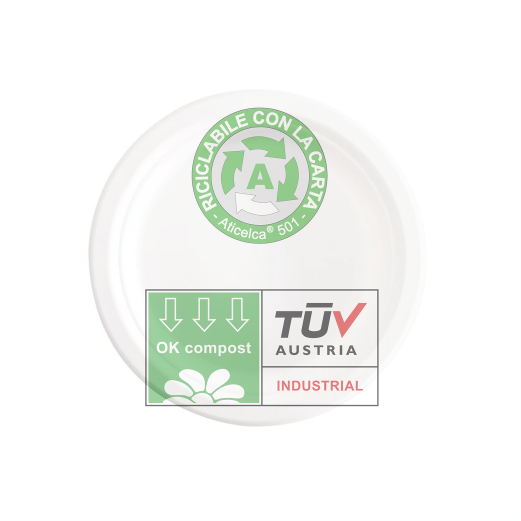 Piatti Bio in Pura Cellulosa | BIO-CELLUTEX - Ø18 - Vari Formati