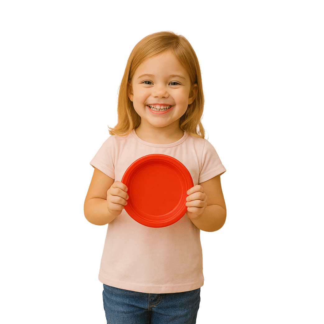 250 Piatti Dessert e Frutta " Rossi " riutilizzabili | Aristea