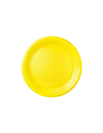 Piatti Dessert e Frutta " Gialli " riutilizzabili | Aristea - Vari Formati