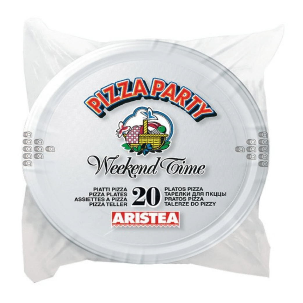 Vassoi / Piatti Pizza Extra Rigidi in Plastica Ø31 | Aristea - Weekend Time