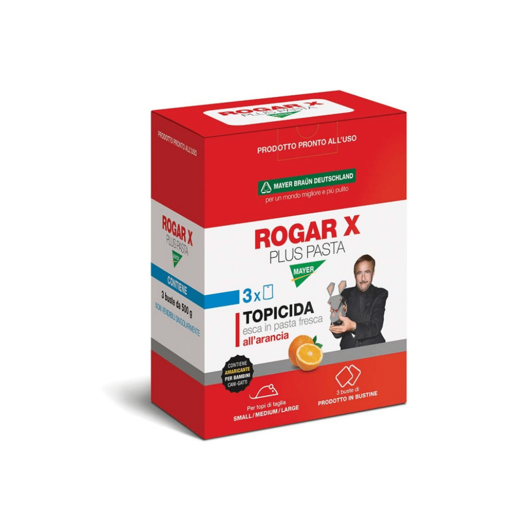Esca per Topi in Pasta Fresca all' Arancia | Rogar X Plus