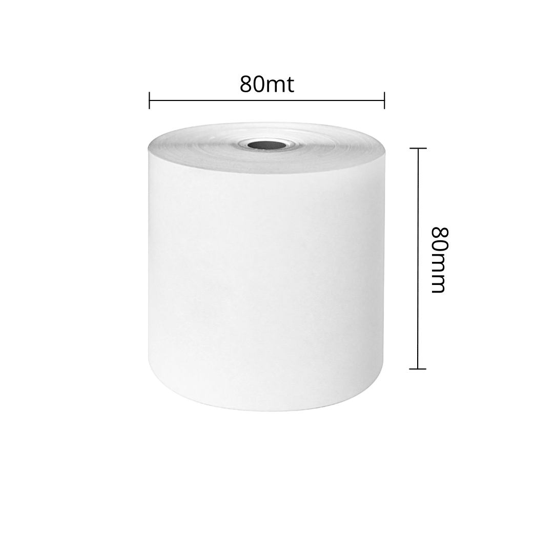 Rotoli Carta Termica per Registratori di Cassa | 80 mm X 80 mt