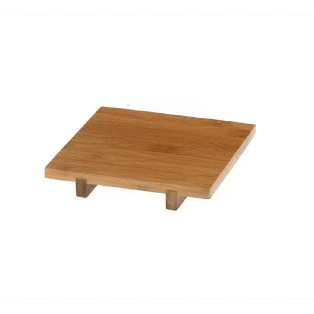 Vassoio Quadrato Sushi in Bamboo Nature | Leone - 15 x 15