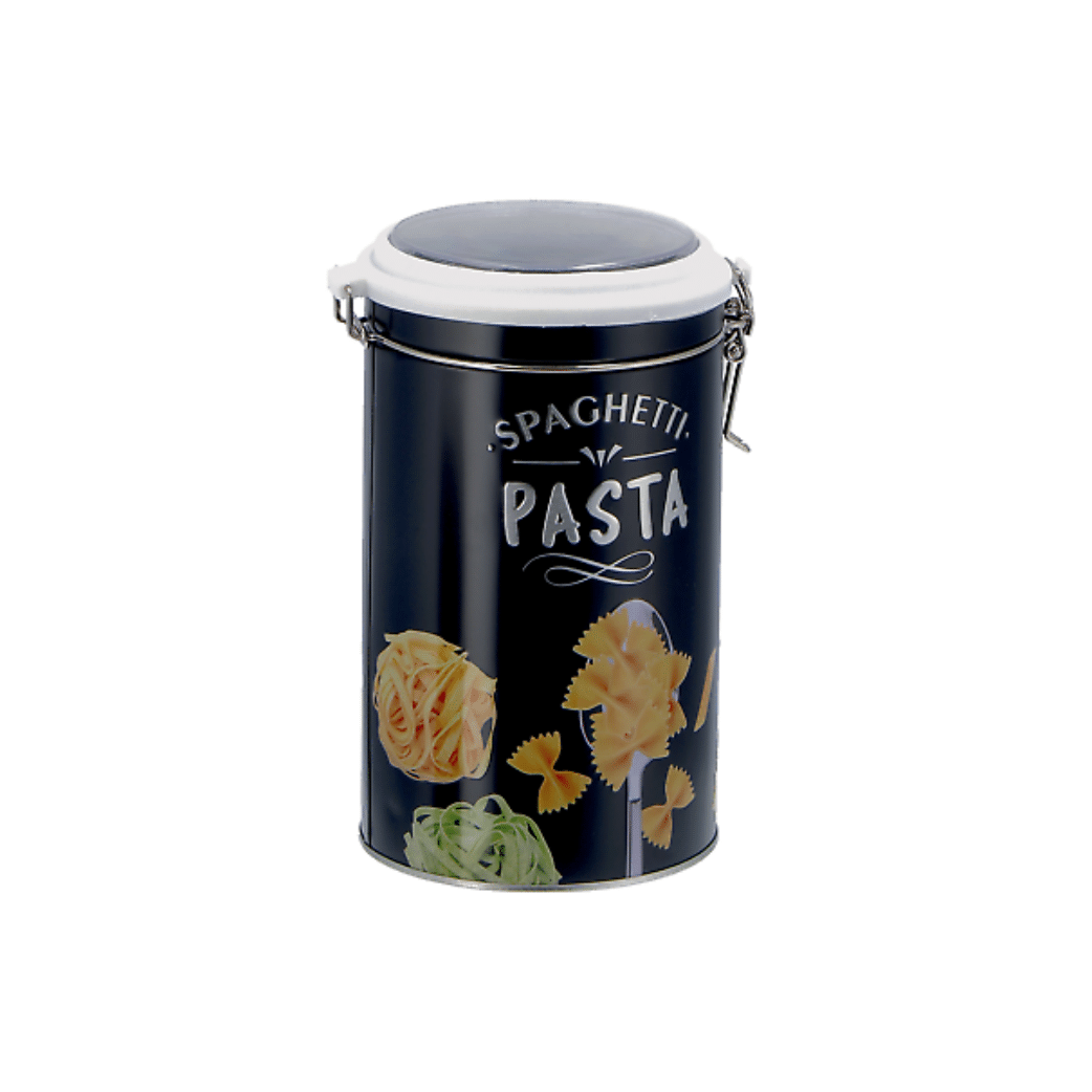 Barattolo in Latta Chiusura Ermetica " Spaghetti - Pasta " | ADTrend