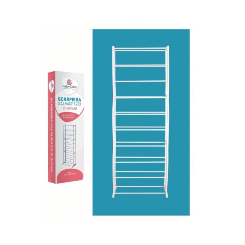 Scarpiera in Plastica | Futurcasa - 10 Ripiani