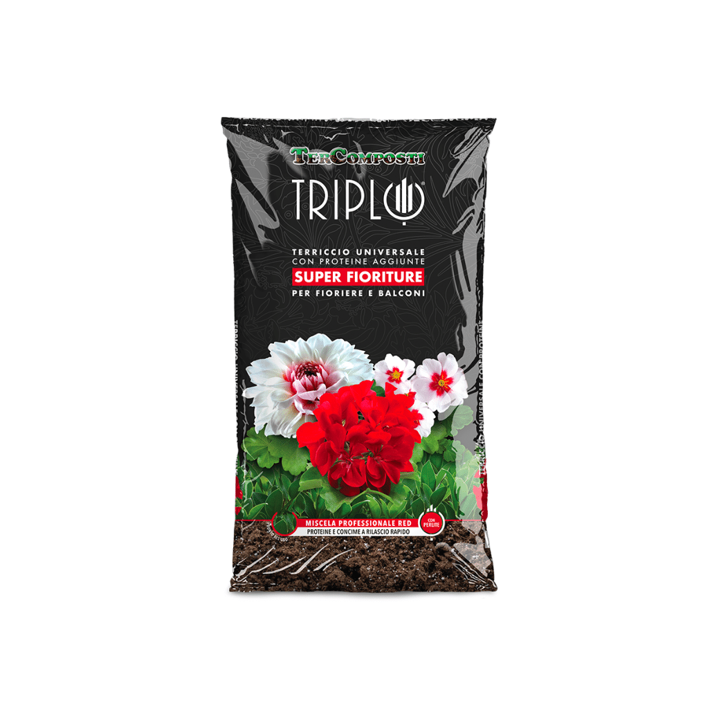 Terriccio Universale Super Fioriture | Triplo - 40L