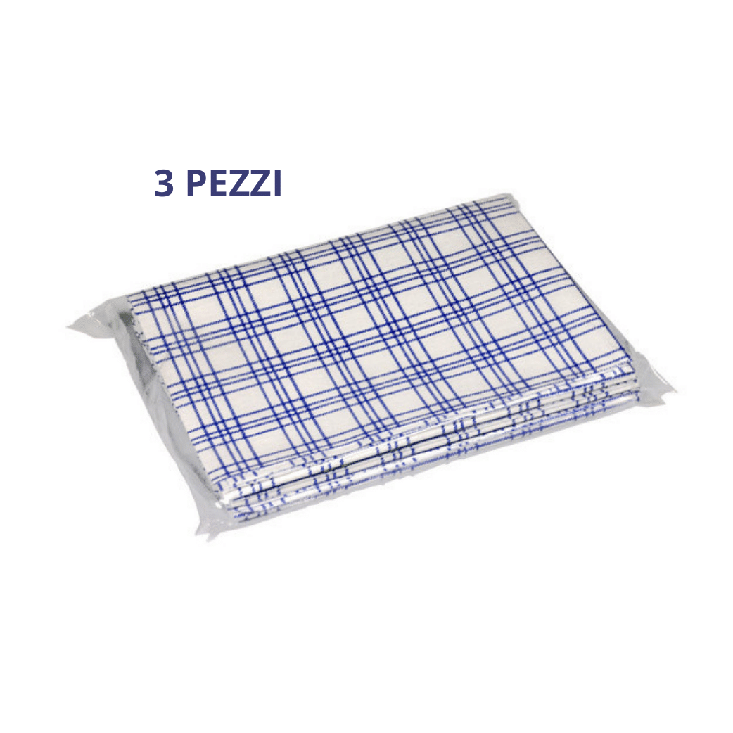 3 Panni Microfibra Asciuga Stoviglie Super Assorbente Vileda Pro 60 X 40 cm