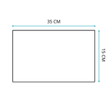 Buste Sottovuoto Goffrate per Alimenti | Trasparenti - 15 x 35 cm