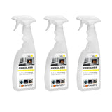 3 Flaconi di Pulitore Vetroceramica Termocamino Piastre e Forni da 750ml | Faren Fireglass | 3 x 750ml