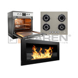 3 Flaconi di Pulitore Vetroceramica Termocamino Piastre e Forni da 750ml | Faren Fireglass | 3 x 750ml