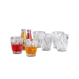 Set 6 Bicchieri in Vetro " Glove " | 260ml - 6 Pezzi