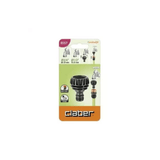 Adattatore con Guarnizione Rubinetto Universale con Filetto da 3/4 - 1 | Claber - 3 Pezzi