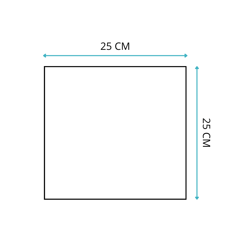 Portatorta / Scatole Quadrate per Torte | 25 x 25 x 7h cm - Varie Opzioni