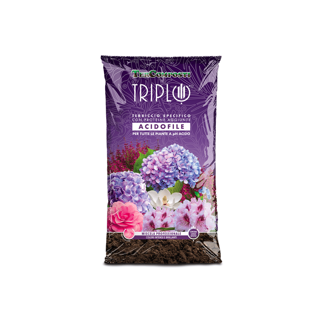 Terriccio specifico con Proteine Aggiunte Acidofile | Triplo - 40L