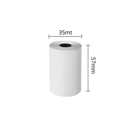 Rotoli Termici per Registratori di Cassa | 57 mm x 35 mt