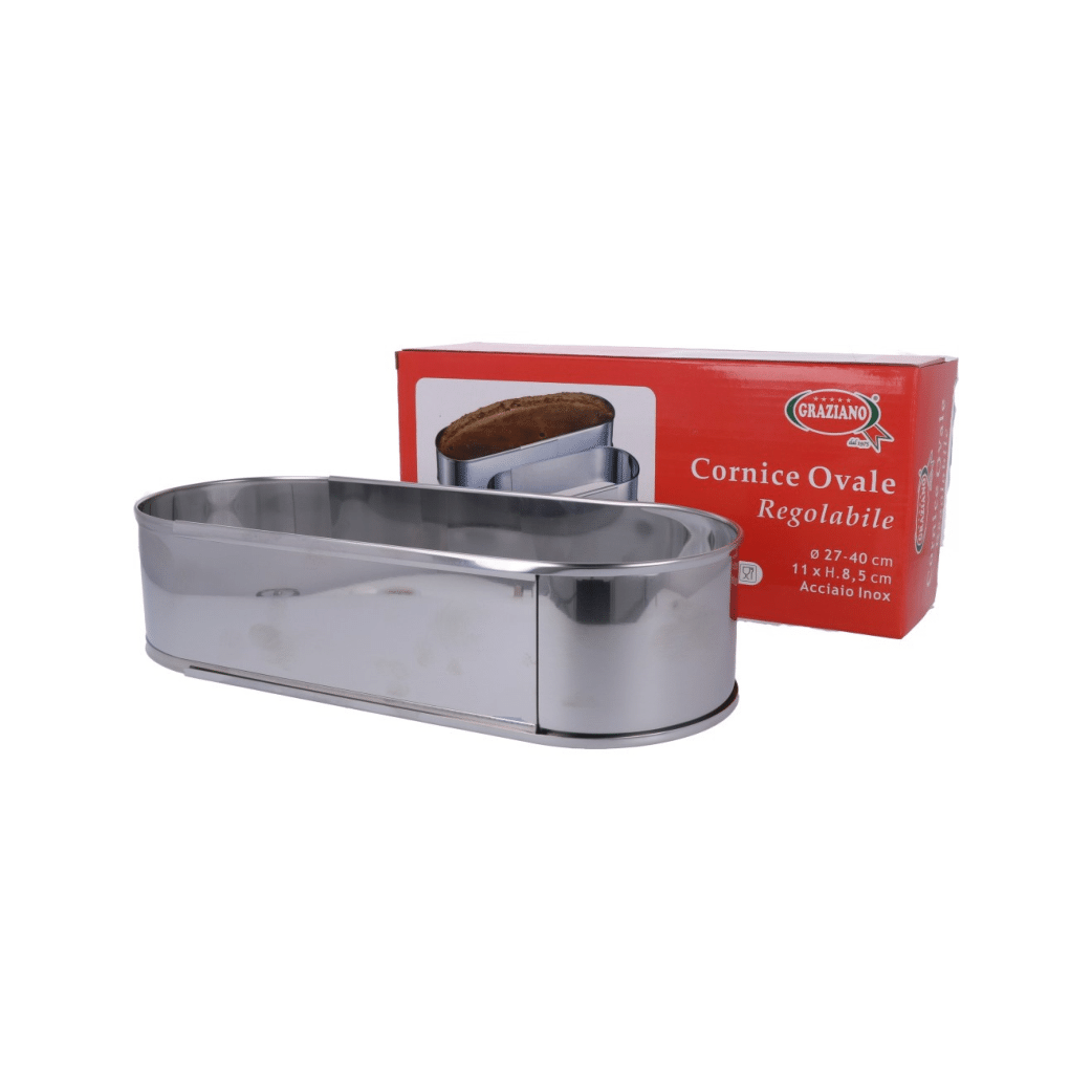 Cornice Ovale Regolabile per Pane e Torte | Graziano