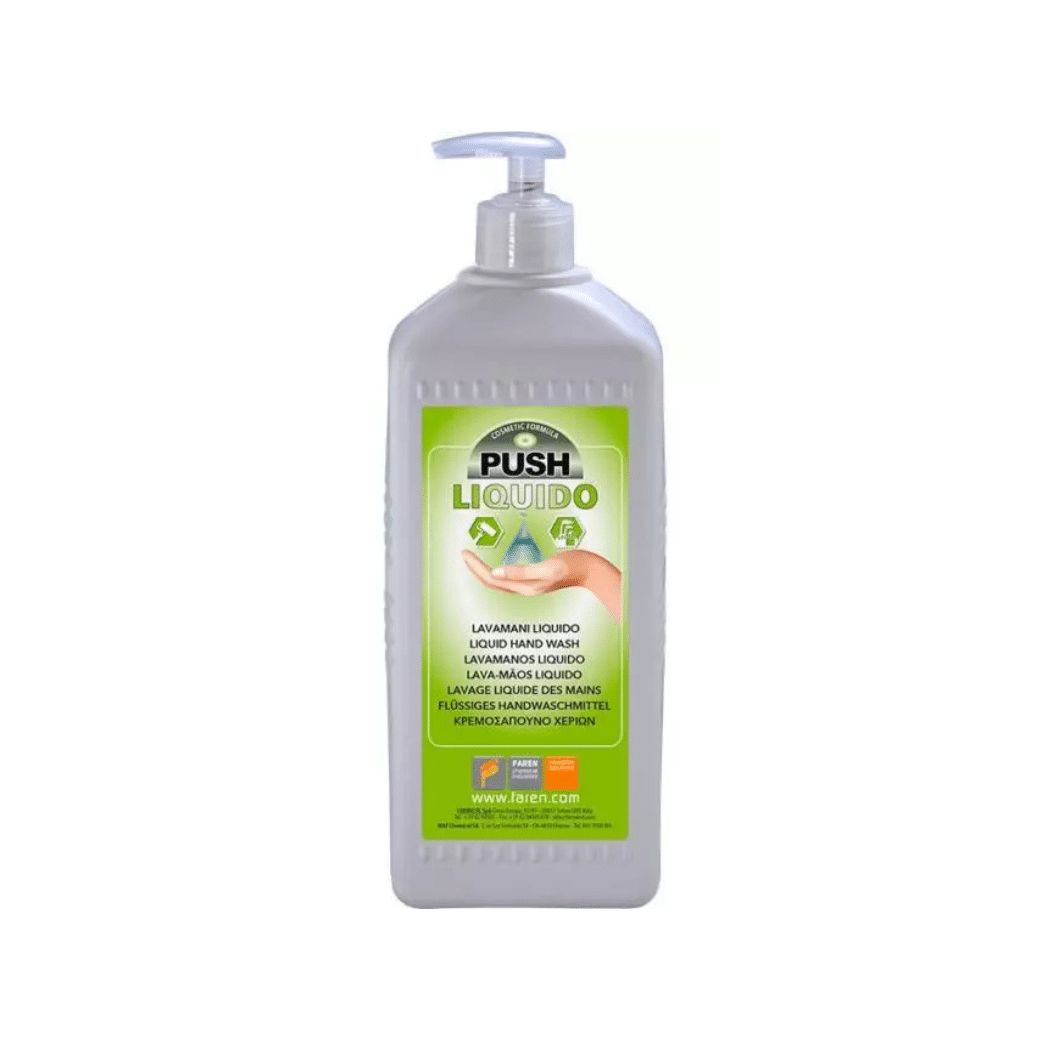 2 Flaconi Lavamani Liquido da 1 Litro | Faren Push | 2 x 1 LT