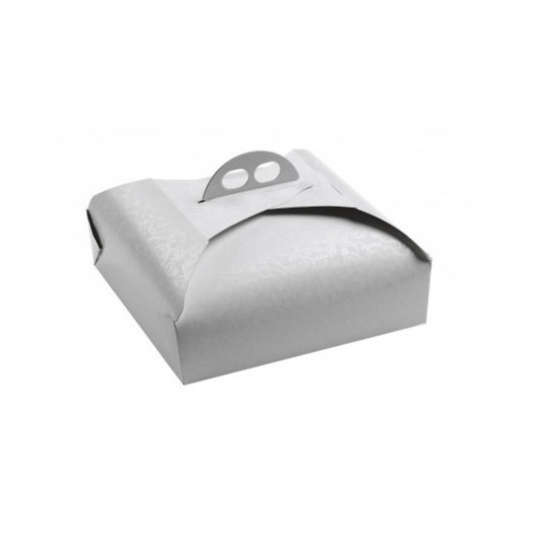 Portatorta / Scatole Quadrate per Torte | 25 x 25 x 7h cm - Varie Opzioni