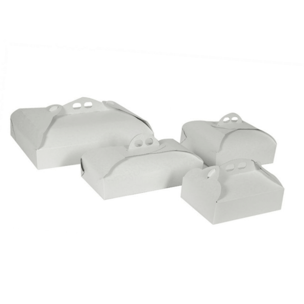 Portatorta / Scatole Quadrate per Torte | 25 x 25 x 7h cm - Varie Opzioni